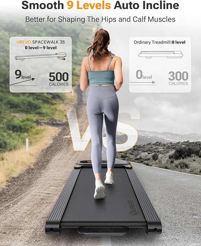 Walking Pad Treadmill with Incline