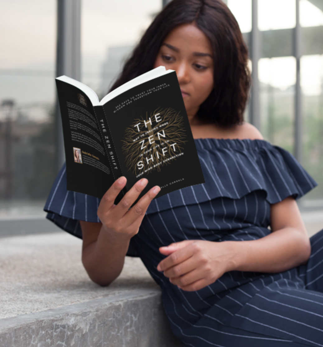 Girl reading The Zen Shift