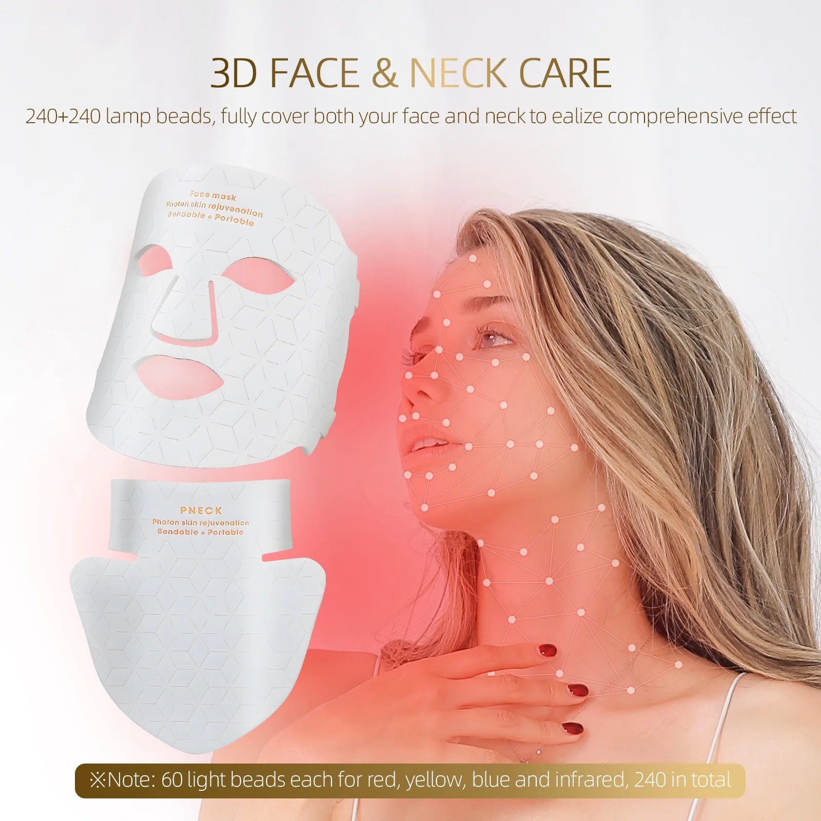 Myti Light™ Face & Neck Red Light Mask